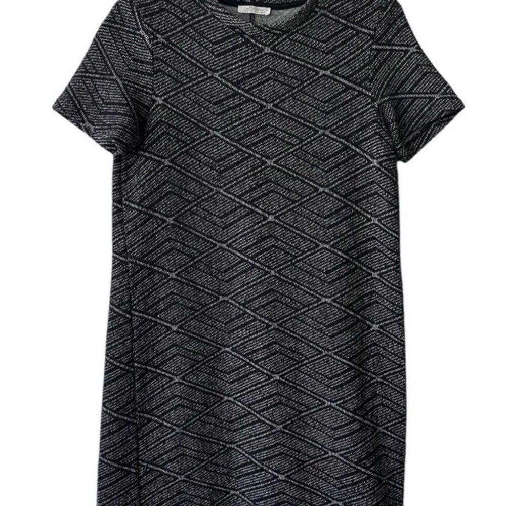 Zara Trafaluc Boho Mini Geometric Tribal Print Dress sz Small